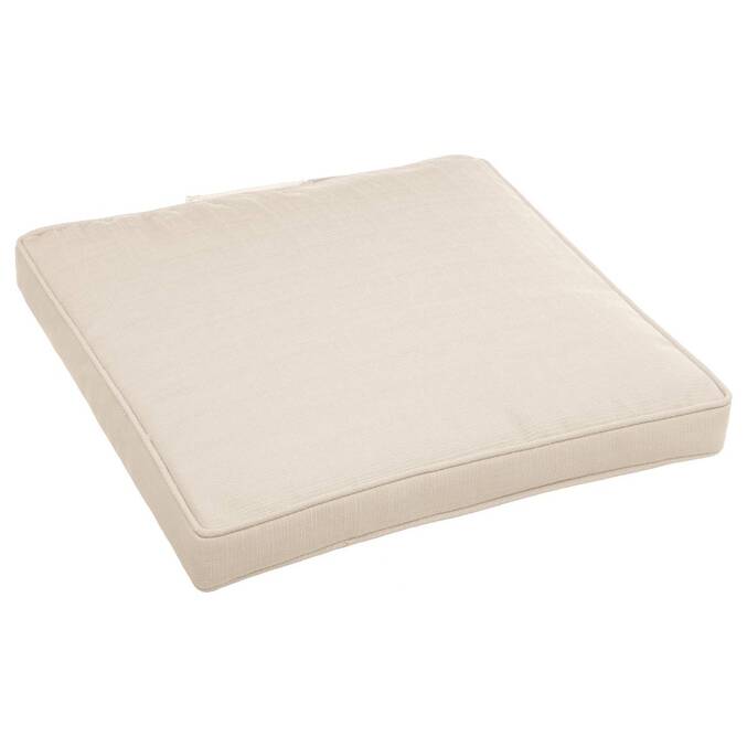Galette de chaise à scratch KORAI Blé 40 x 40 cm - Polyester Blé