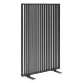 Brise-vue d'extérieur ZUPTA Graphite 119 x 28 x 180 cm - Aluminium traité époxy Graphite