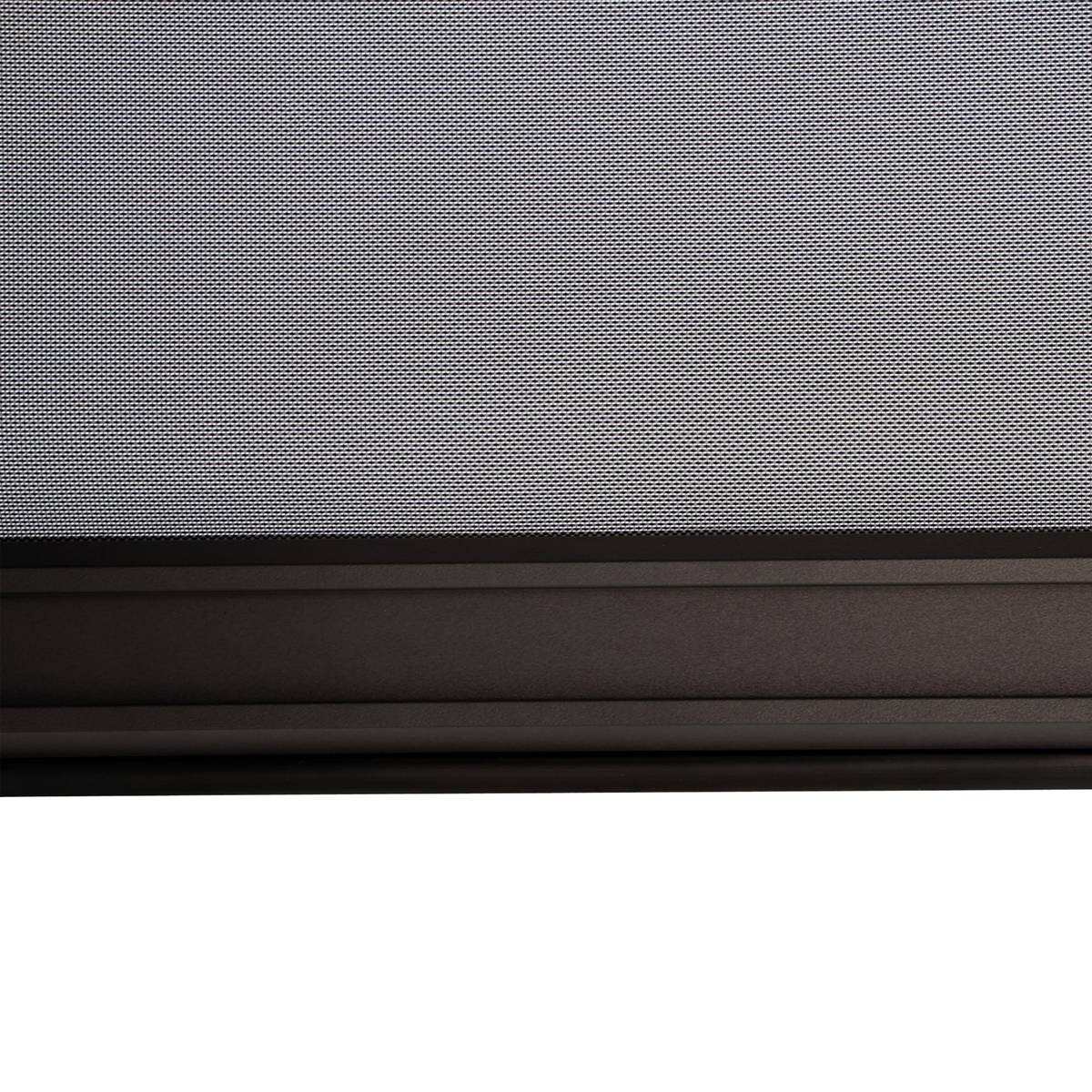 Store pour pergola bioclimatique EVORA Ardoise Pour EVORA Côté 4 m - 3,7 m - Aluminium, Texaline Ardoise