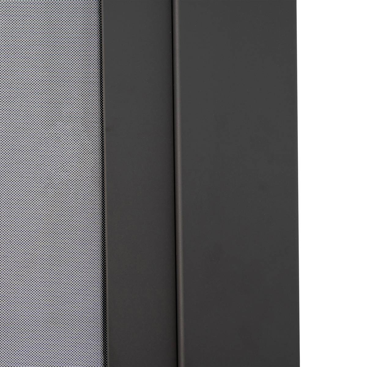 Store pour pergola bioclimatique EVORA Ardoise Pour EVORA Côté 4 m - 3,7 m - Aluminium, Texaline Ardoise