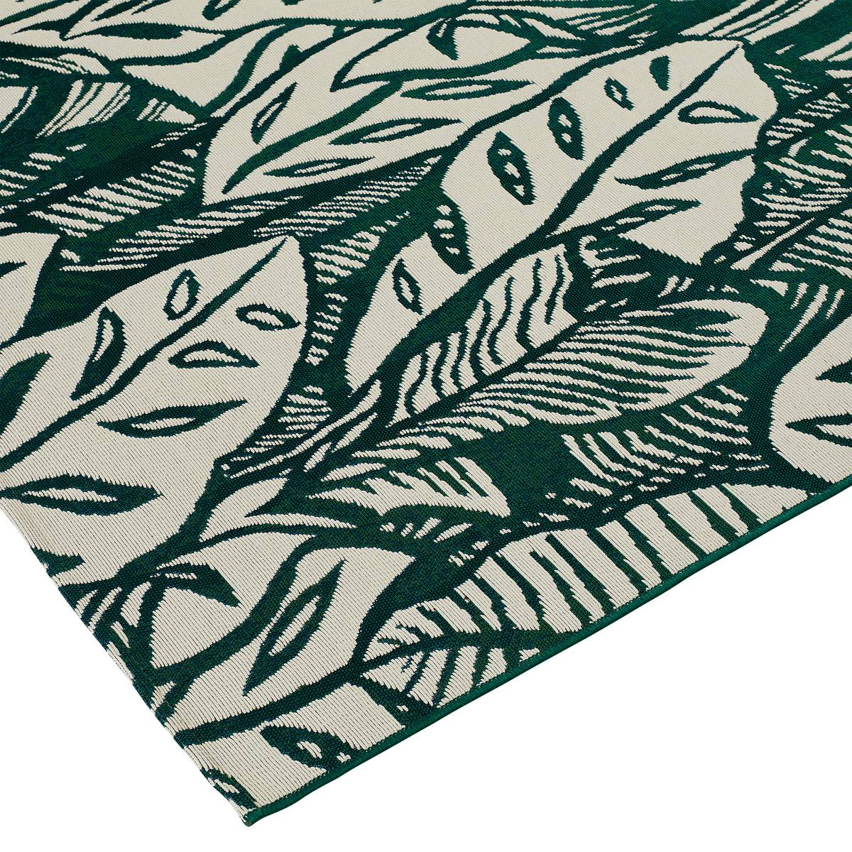 Tapis d'extérieur KEPA Motif tropical 150 x 100 cm - Polypropylène Motif Feuilles