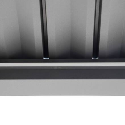 Carport NEIRIA Graphite 5,5 x 3 m - Acier galvanisé, Aluminium traité époxy