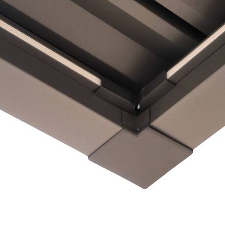 Carport NEIRIA Graphite 5,5 x 3 m - Acier galvanisé, Aluminium traité époxy