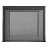 Store pour pergola bioclimatique EVORA Ardoise Pour EVORA Côté 4 m - 3,7 m - Aluminium, Texaline Ardoise