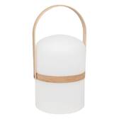 Lampe d'extérieur KIARA rechargeable USB Blanc H. 36 cm Blanc