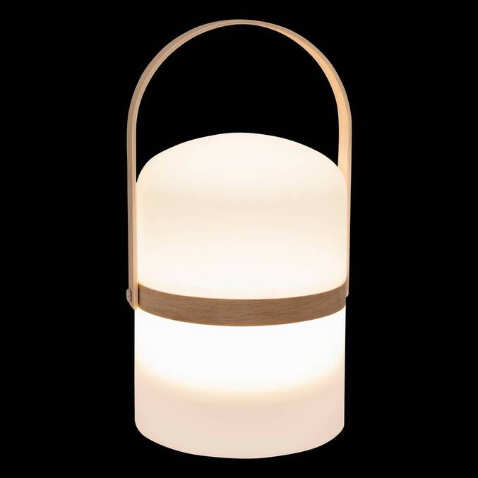 Lampe d'extérieur KIARA rechargeable USB Blanc H. 36 cm Blanc