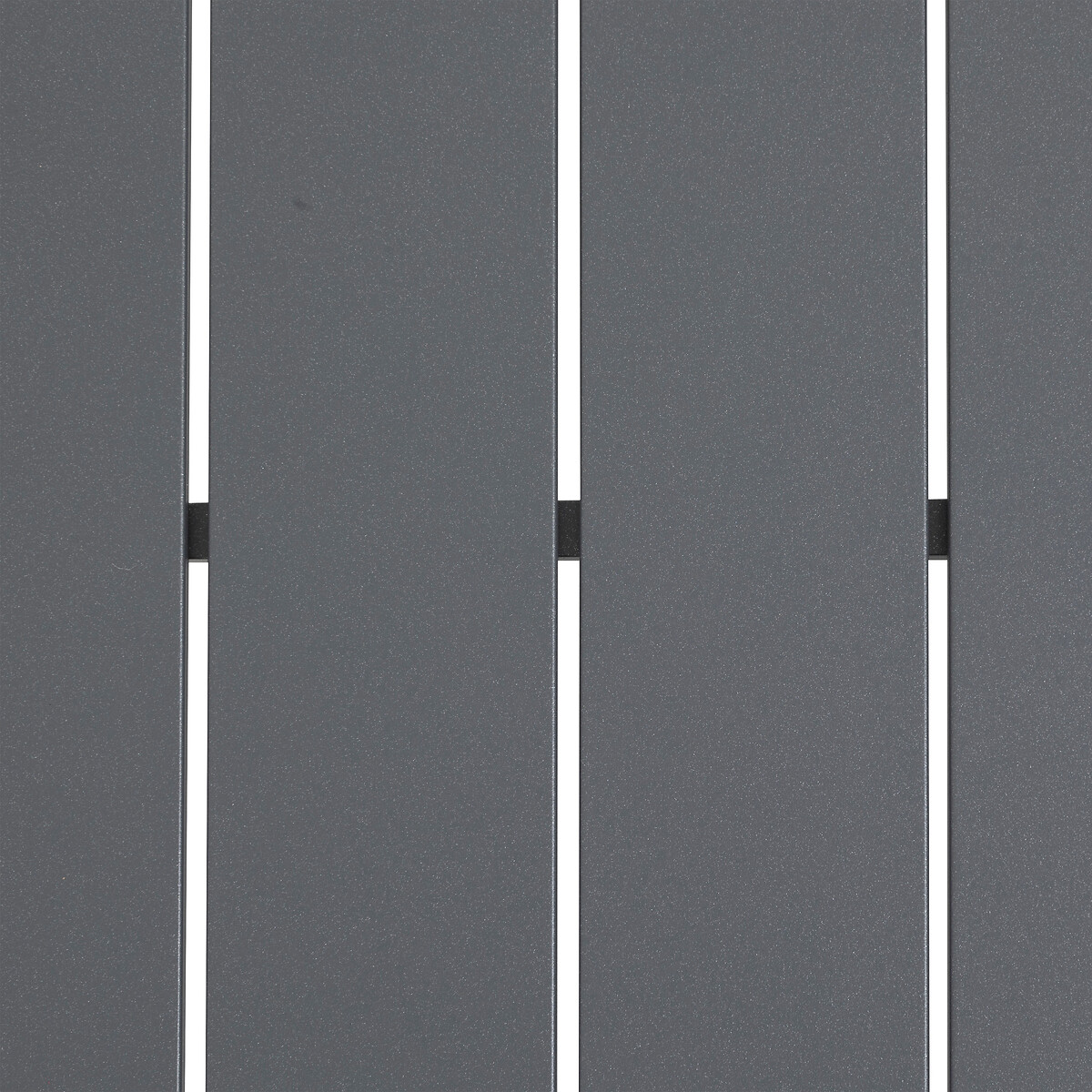 Salon d'angle de jardin ALLURE Graphite 5 places - Aluminium traité époxy, Polyester Graphite