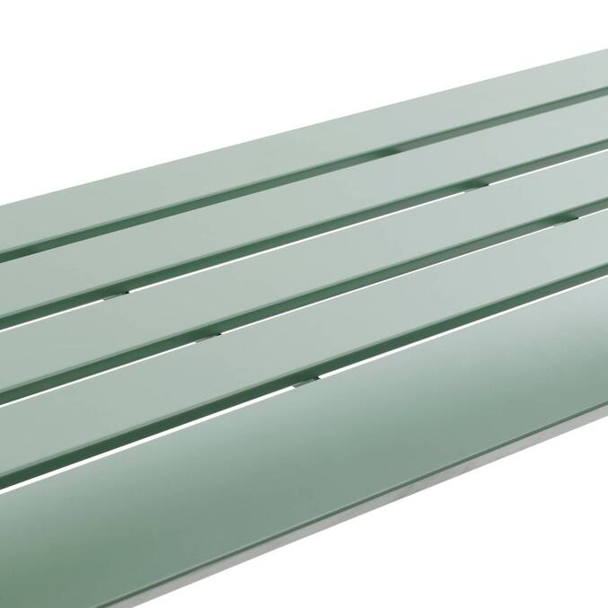 Ensemble de balcon DRILIA Vert olive 2 places - Acier traité époxy Olive