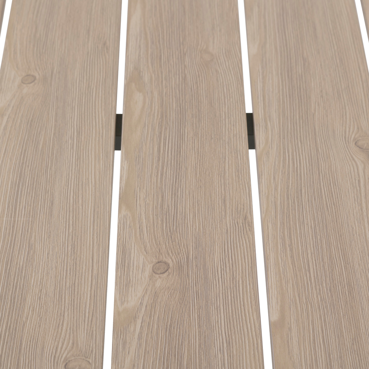 Ensemble table de jardin ÉVASION + 2 chaises empilables ESSENTIA Lin & Laurier 2 places - Aluminium traité époxy Lin / Laurier