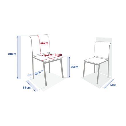 Ensemble table de jardin ÉVASION + 2 chaises empilables ESSENTIA Lin & Laurier 2 places - Aluminium traité époxy