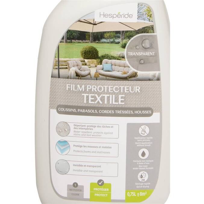 Film protecteur pour textile finition transparente Spray 75 cL Blanc