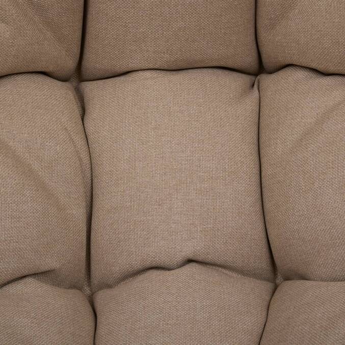 Fauteuil à bascule PAOPAO Argile Acier traité époxy, Traitement anti-rouille renforcé, Polyester3763