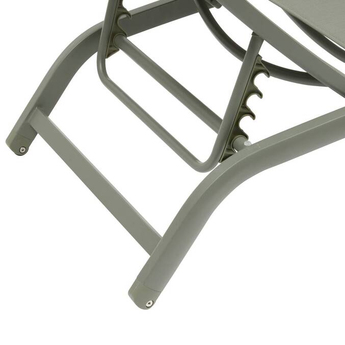 Transat BONAO Vert laurier 2 roues - Aluminium traité époxy, Texaline3795