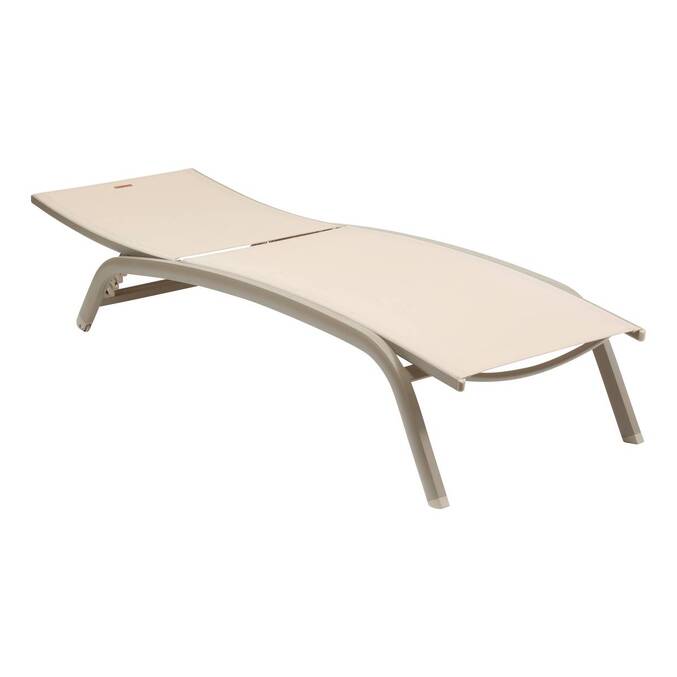 Transat BONAO Lin / Café 2 roues - Aluminium traité époxy, Texaline3864