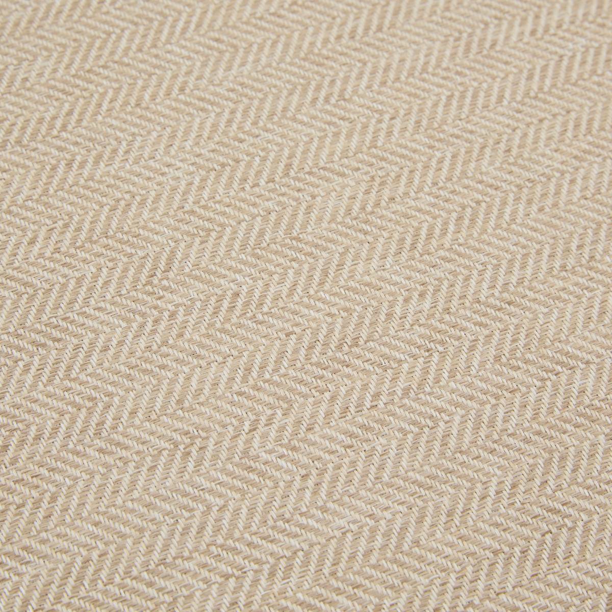 Chauffeuse de jardin ALLURE Beige / Acajou Aluminium traité époxy, Polyester Beige / Acajou