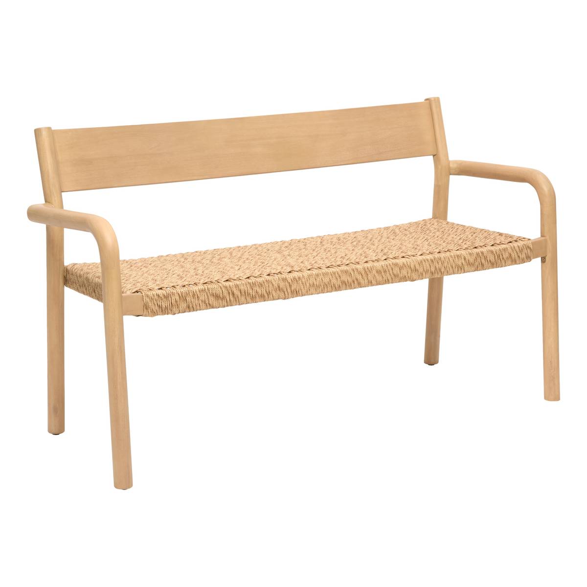 Banc de jardin WOOKY Beige 2 places - Eucalyptus certifié FSC® Beige