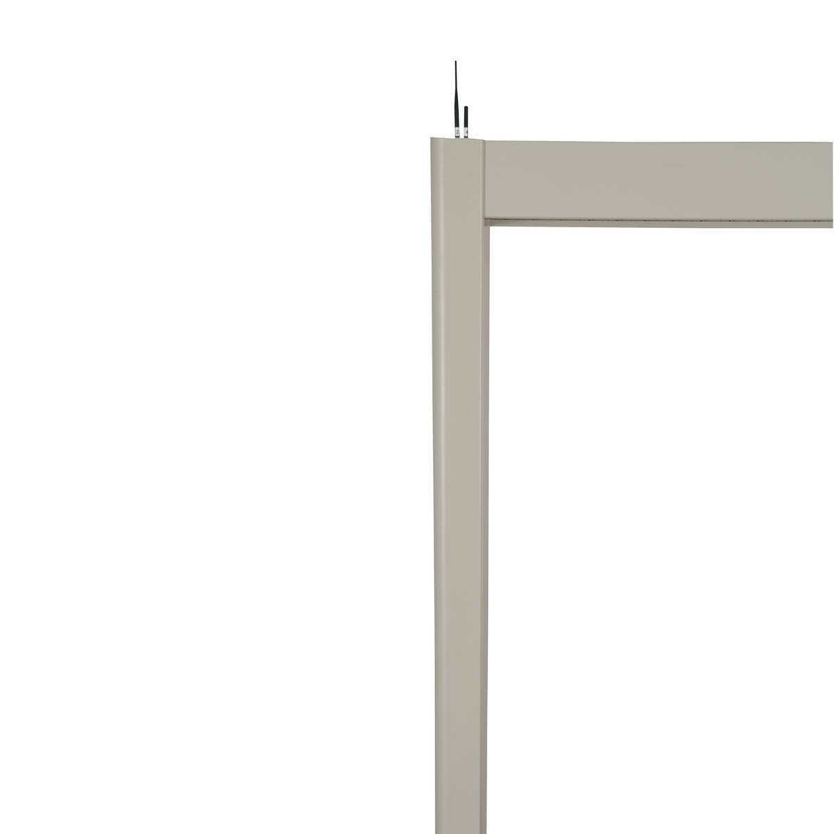 Pergola électrique bioclimatique autoportante EVORA Argile 4 x 3 m - Structure et lames doubles en aluminium Argile