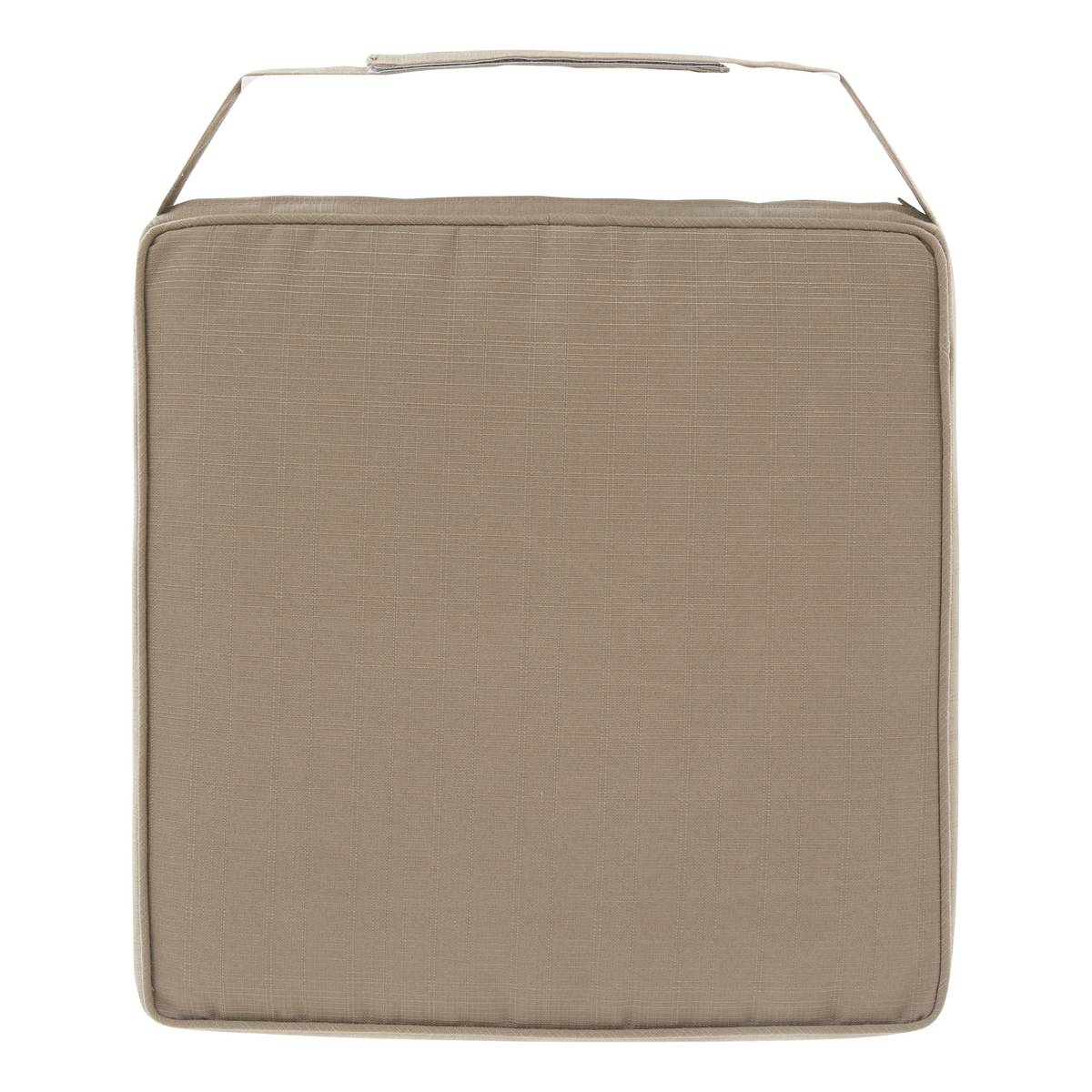 Galette de chaise KORAÏ Café 40 x 40 cm - Polyester Café