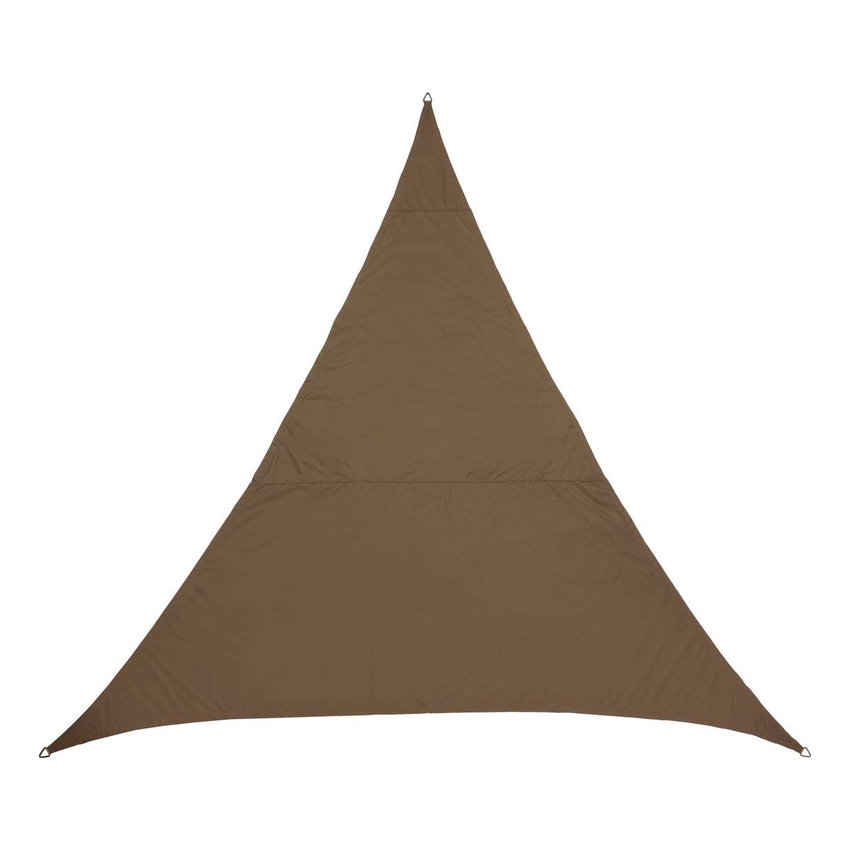 Voile d'ombrage triangulaire ELYORA Café 4 x 4 m - Polyester Café
