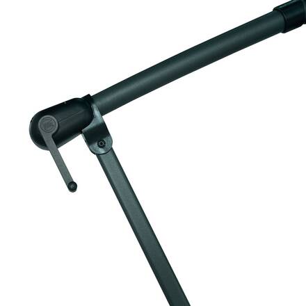 Parasol déporté rond MANOA Vert olive / Graphite 3 m - Acier, Polyester
