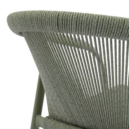 Fauteuil de jardin RIU Sauge / Vert laurier Aluminium traité époxy, Polyester