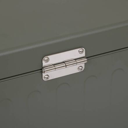 Coffre de rangement EDENIO Vert Laurier 510 L - Acier traité époxy, Aluminium traité époxy