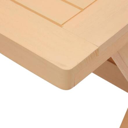 Table de jardin carré XENIA Eucalyptus 2 places - Eucalyptus certifié FSC®