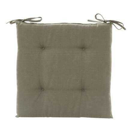 Galette de chaise KORAÏ Vert Laurier 40 x 40 cm - Polyester