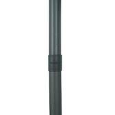 Parasol droit rond inclinable SOYA Vert olive / Graphite 2,7 m - Acier, Polyester Olive / Graphite