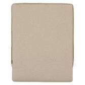 Canapé de jardin ALLURE Beige Zébrano / Acajou 3 places - Aluminium traité époxy, Polyester Beige Zébrano / Acajou