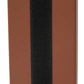 Canapé de jardin ALLURE Beige Zébrano / Acajou 3 places - Aluminium traité époxy, Polyester Beige Zébrano / Acajou