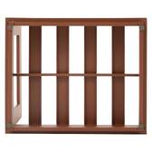 Chauffeuse de jardin ALLURE Beige / Acajou Aluminium traité époxy, Polyester Beige / Acajou