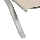 Transat JIMANI Badiane / Vert laurier 2 roues - Aluminium traité époxy, Texaline Badiane / Laurier