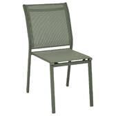 Chaise de jardin ESSENTIA Vert laurier Aluminium traité époxy, Texaline Laurier