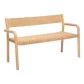 Banc de jardin WOOKY Beige 2 places - Eucalyptus certifié FSC® Beige