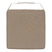 Galette de chaise KORAÏ Café 40 x 40 cm - Polyester Café