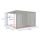 Persienne verticale EVORA Argile Pour EVORA Côté 4 m - 3,7 x 2,3 m - Aluminium traité époxy Argile