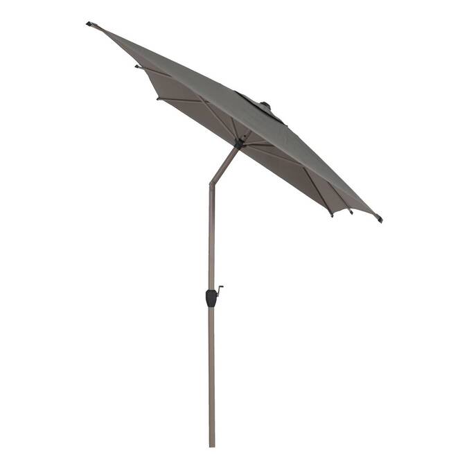 Parasol droit rectangulaire inclinable LOOMPA Café 3 x 2 m - Acier, Aluminium, Polyester Café