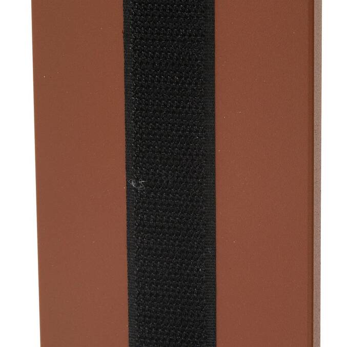 Chauffeuse de jardin ALLURE Beige / Acajou Aluminium traité époxy, Polyester Beige / Acajou