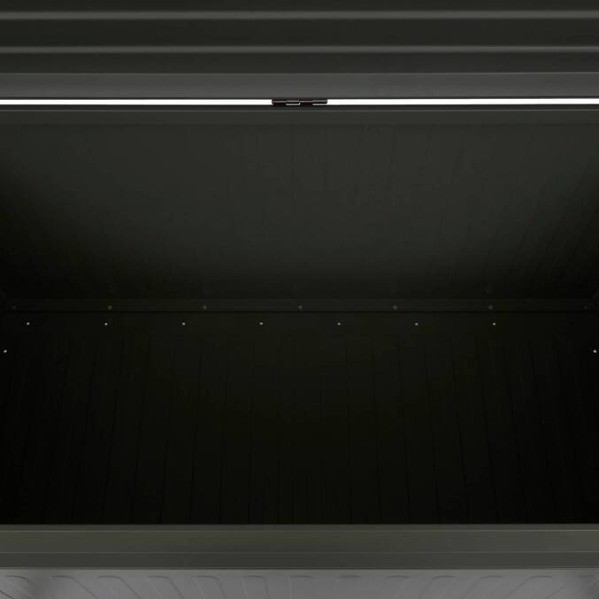 Coffre de rangement EDENIO Vert Laurier 670 L - Acier traité époxy, Aluminium traité époxy3795