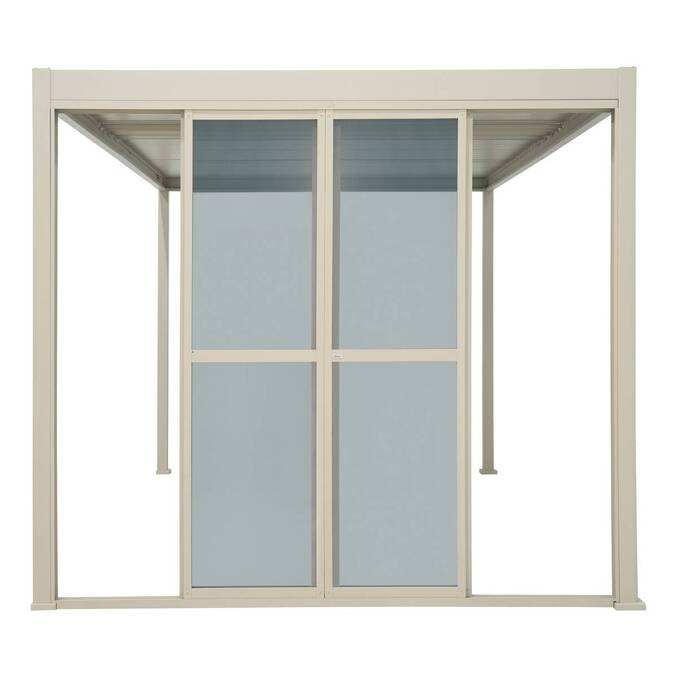 Portes Argile Pour EVORA Côté 3 m - 2,7 x 2,3 m - Aluminium traité époxy3704