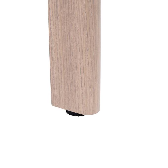 Table de jardin rectangulaire NELORA Beige ficelle / Honey 8 places - Aluminium traité époxy, Pierre frittée3846