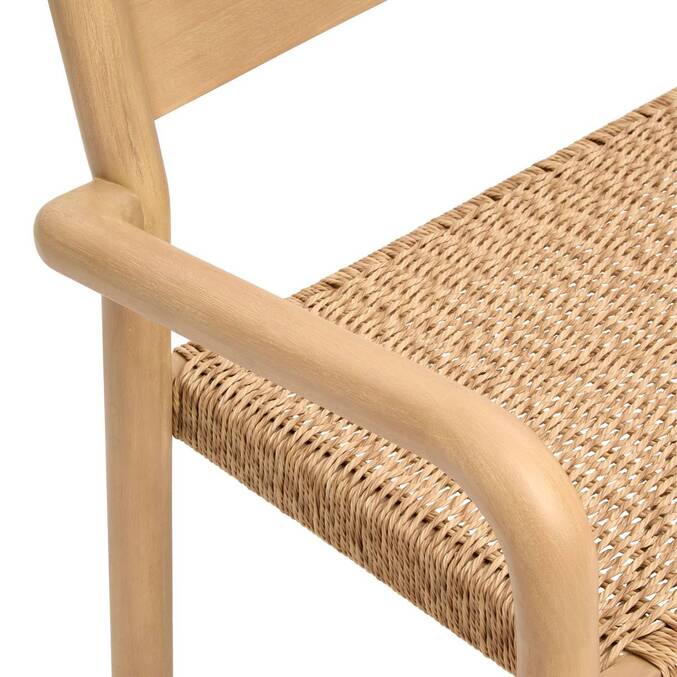 Banc de jardin WOOKY Beige 2 places - Eucalyptus certifié FSC®13