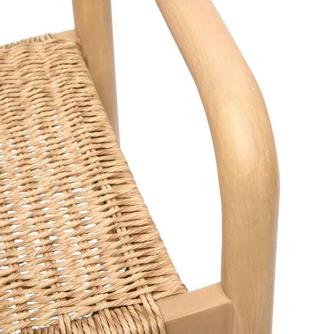 Banc de jardin WOOKY Beige 2 places - Eucalyptus certifié FSC®13