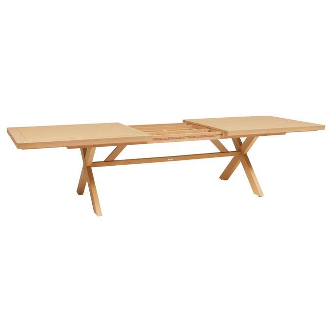 Table de jardin extensible rectangulaire XENIA Eucalyptus 12 places - Eucalyptus certifié FSC®3713