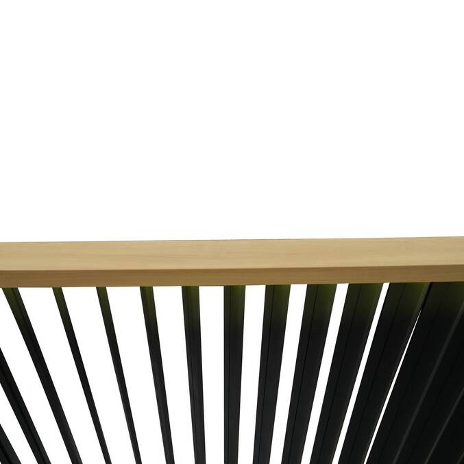 Pergola électrique bioclimatique EVORA Honey 4 x 3 m - Structure et lames doubles en aluminium3848