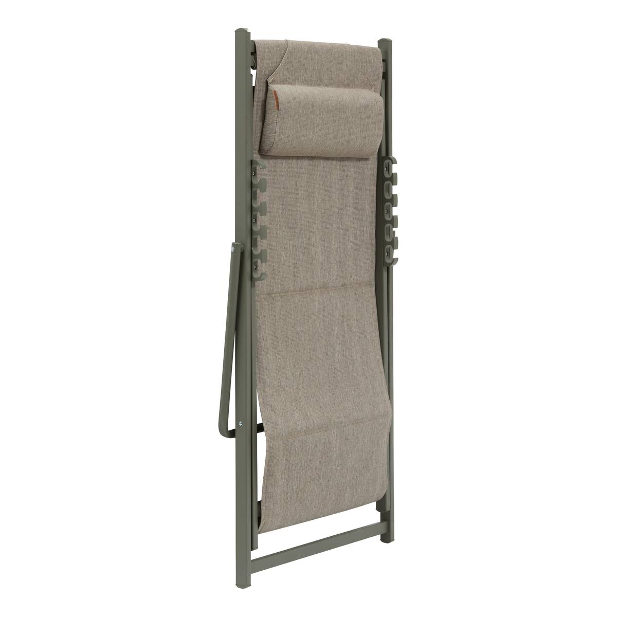 Chilienne de jardin pliable LUNIVIA Laurier 5 positions Laurier