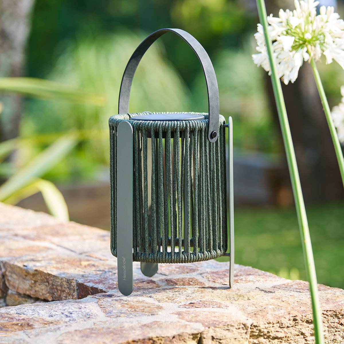 Luminaire d'extérieur LINY Gris D. 22,5 cm - Aluminium, Coton Laurier