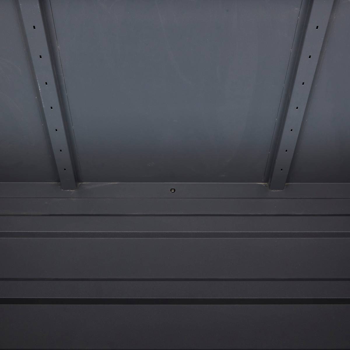 Coffre de rangement ALUMIA Graphite 750L - Acier, Aluminium Graphite