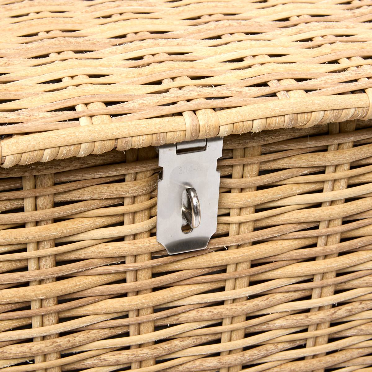 Coffre de rangement BAYANA Savana 300L - Acier, Résine tressée synthétique Savana